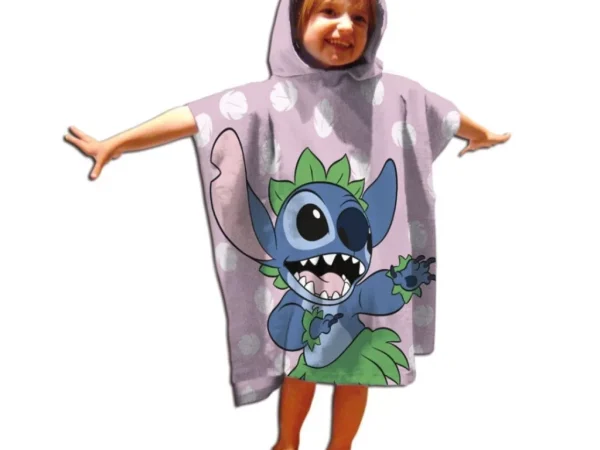 Παιδικό Πόντσο Πετσέτας Lilo & Stitch