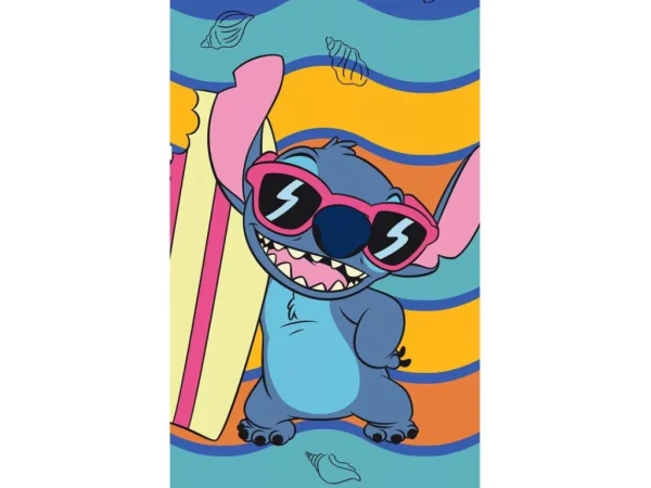 Παιδική Πετσέτα Θαλάσσης/Μπάνιου Lilo & Stitch Σχέδιο Stitch Sunglasses