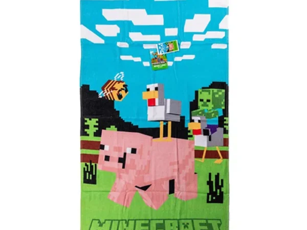 Παιδική Πετσέτα Θαλάσσης Minecraft piggy