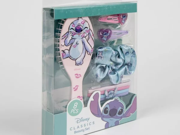 Παιδικό Σετ Αξεσουάρ Μαλλιών Lilo & Stitch  | Χτένα, Κορδέλες & Clips