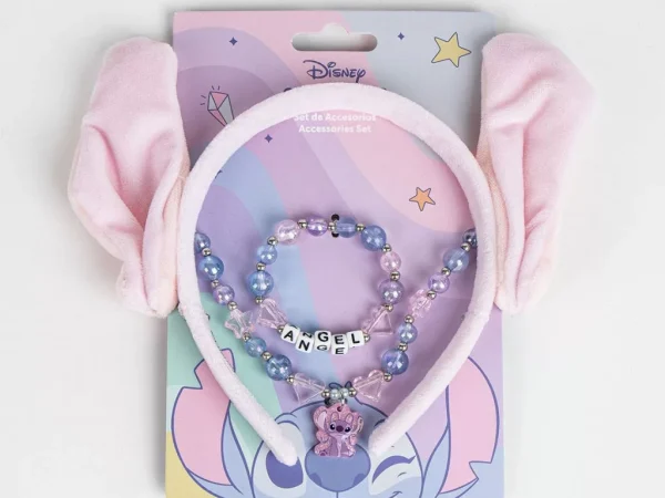 Παιδικό Σετ Κοσμημάτων με Κορδέλα Lilo & Stitch