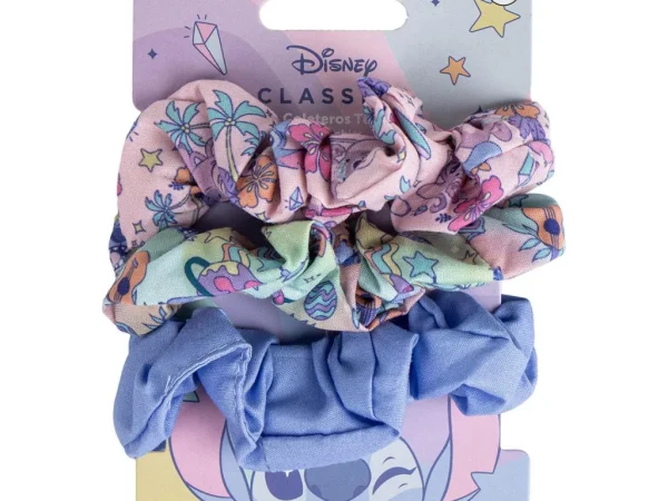 Παιδικά Λαστιχάκια Μαλλιών (Σετ 3τμχ) Lilo & Stitch