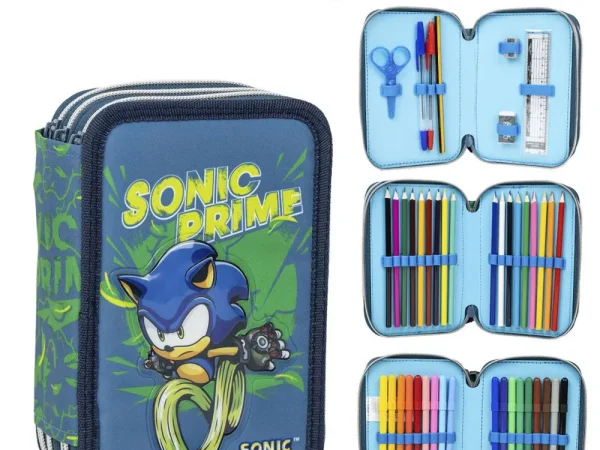 Sonic Επίπεδη Κασετίνα με 38 Αξεσουάρ Ζωγραφικής GIOTTO