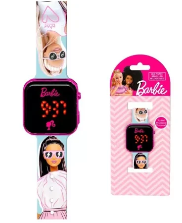 Παιδικό Ψηφιακό Ρολόι LED Barbie