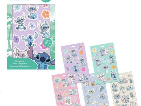 Disney Lilo & Stitch Σετ Αυτοκόλλητων 5 Φύλλων