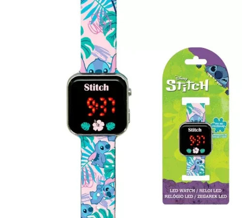 Παιδικό Ψηφιακό Ρολόι LED Lilo & Stitch