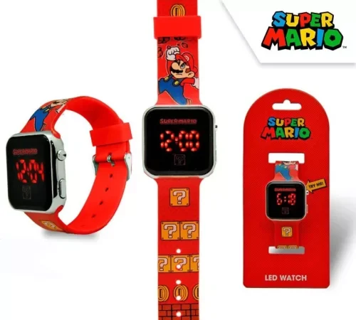 Παιδικό Ψηφιακό Ρολόι LED Super Mario