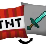 Μαξιλάρι TNT/Sword Διπλής Όψης Minecraft