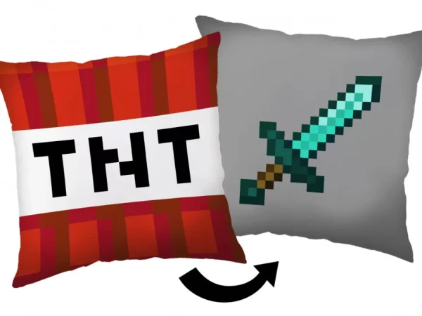 Μαξιλάρι TNT/Sword Διπλής Όψης Minecraft