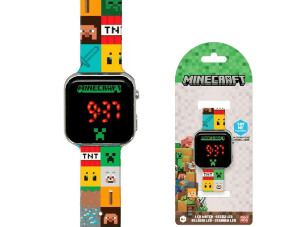 Παιδικό Ρολόι LED Minecraft