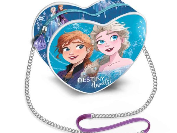 Τσαντάκι Ώμου Frozen σε Σχήμα Καρδιάς