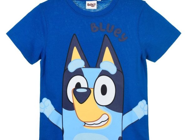 Παιδικό κοντό μπλουζάκι Bluey, άνω των 4 ετών