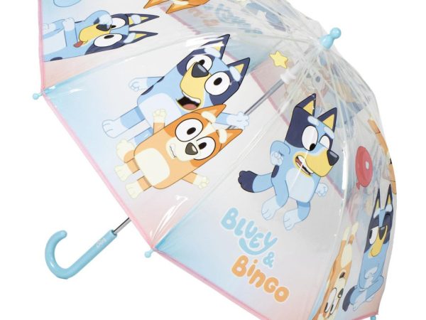 Παιδική διαφανής ομπρέλα Bluey Bingo Ø71 cm