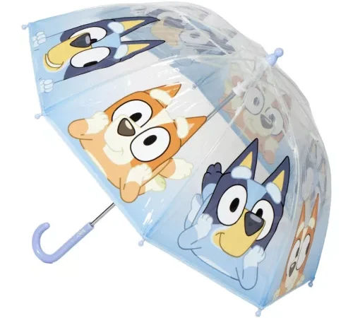 Bluey Παιδική Διαφανής Ομπρέλα