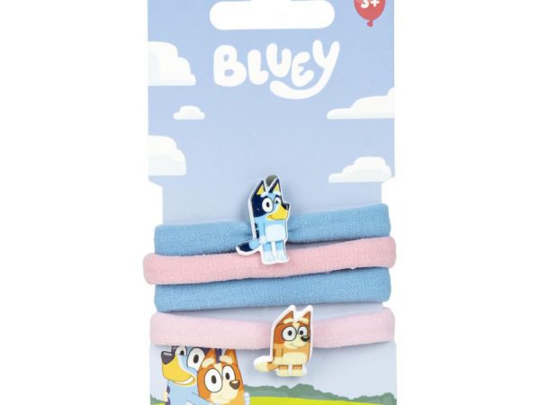 Bluey σετ δέματος μαλλιών 4 τεμαχίων