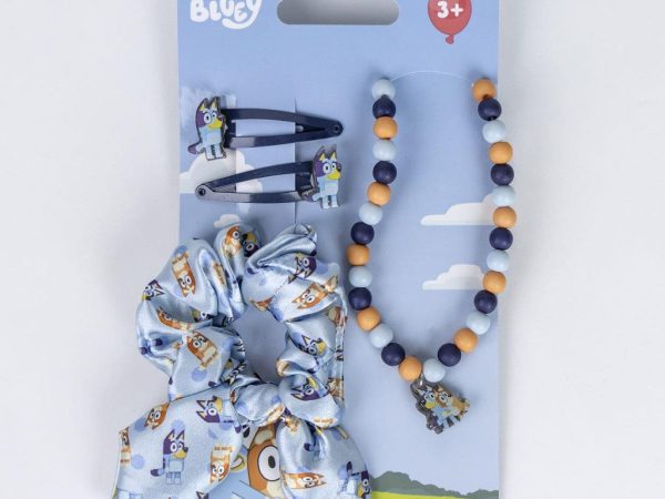 Κολιέ και σετ αξεσουάρ μαλλιών Bluey Happy Vibes