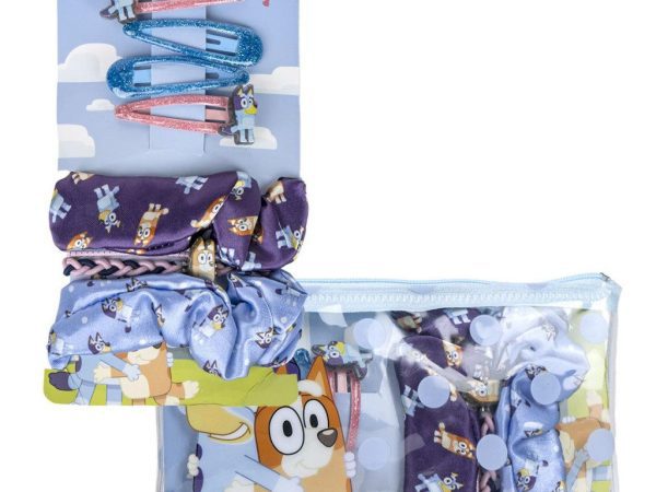 Bluey κλιπ μαλλιών, σετ λαστιχάκια μαλλιών