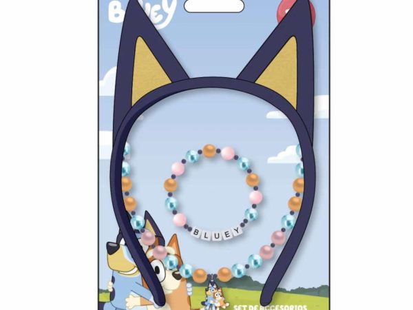 Σετ κοσμήματα και κορδέλα Bluey Ears