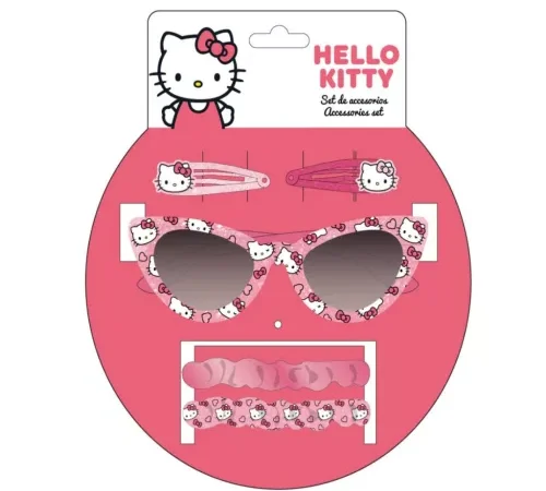 Hello Kitty Σετ Γυαλιά Ηλίου & Αξεσουάρ Μαλλιών