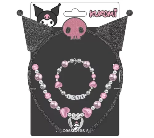 Σετ Κοσμημάτων & Στέκας Kuromi