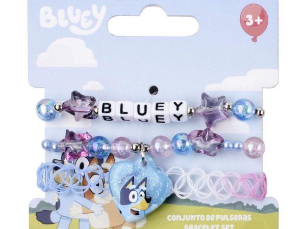 Σετ βραχιόλι Bluey Heart 3 τεμαχίων