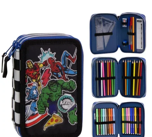 Avengers Κασετίνα Γεμάτη με Είδη Γραφής