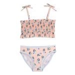 Παιδικό μαγιό Bluey Peach, μπικίνι για ηλικίες 2-6 ετών