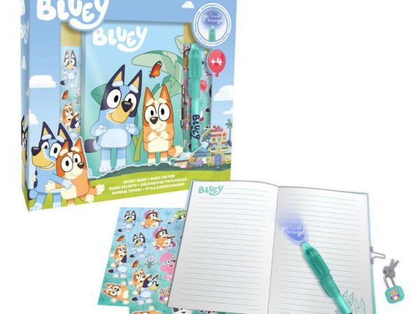 Ημερολόγιο Bluey Life + σετ μαγικών στυλό