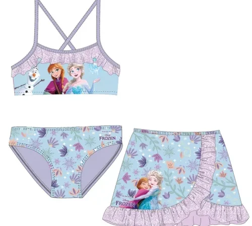 Disney Frozen Μαγιό Σετ Μπικίνι & Φούστα