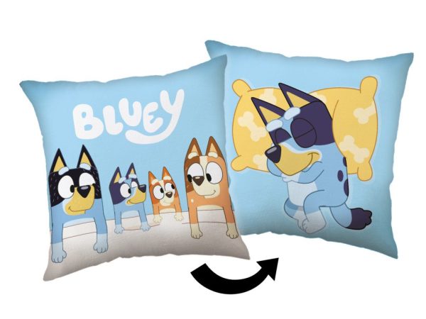 Μαξιλάρι Bluey Sleep, διακοσμητικό μαξιλάρι 40x40 εκ.