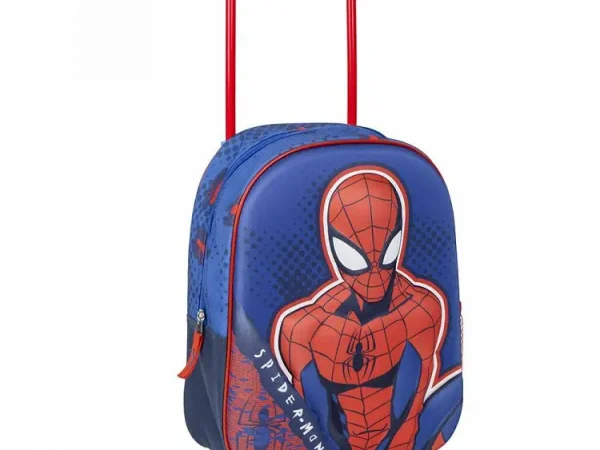 3D Τσάντα Πλάτης-Τρόλεϊ 31εκ Νηπιαγωγείου MARVEL SPIDERMAN