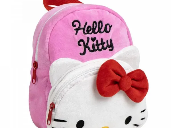 Premium Απαλή Τσάντα Πλάτης 22εκ Παιδικού Σταθμού HELLO KITTY