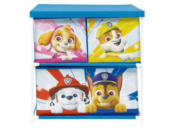 Ράφι αποθήκευσης παιχνιδιών Paw Patrol με 3 διαμερίσματα 53x30x60 εκ.