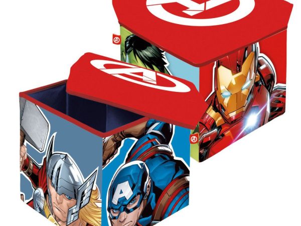 Κουτί αποθήκευσης παιχνιδιών Avengers 30×30×30 εκ.