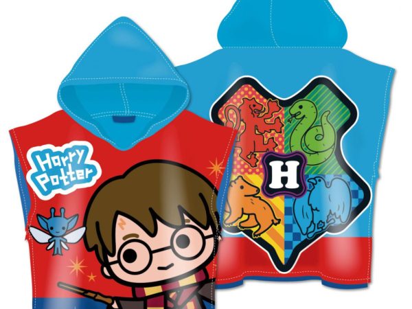 Πετσέτα πόντσο θαλάσσης Harry Potter Magic 55x110cm (γρήγορο στέγνωμα)