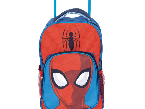 Spiderman Web Weaver κυλιόμενο σακίδιο νηπιαγωγείου, τσάντα 36 cm