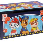 Ξύλινη αποθήκευση παιχνιδιών Paw Patrol 55,5x29,5x30 εκ.