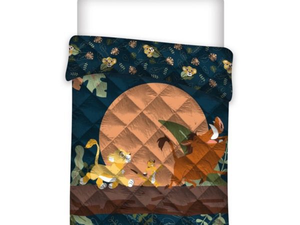 Καπιτονέ κάλυμμα Disney The Lion King Hakuna Matata, πάπλωμα 140x200cm