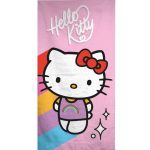 Πετσέτα μπάνιου Hello Kitty Rainbow, πετσέτα θαλάσσης 70*140cm (Γρήγορο στέγνωμα)