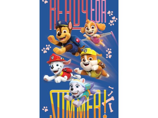 Πετσέτα μπάνιου Paw Patrol, πετσέτα θαλάσσης 70x140cm (Fast Dry)