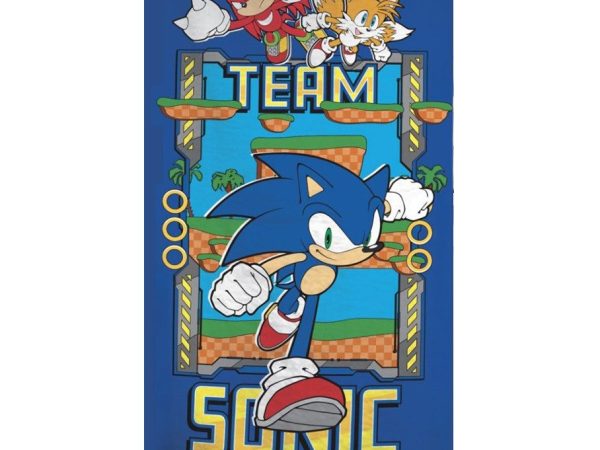 Πετσέτα μπάνιου Sonic the Hedgehog, Πετσέτα θαλάσσης 70x140cm (Γρήγορο στέγνωμα)