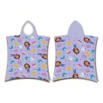 Gabby's Dollhouse Meowgical πόντσο με πετσέτες θαλάσσης 55x110 cm (Γρήγορο στέγνωμα)