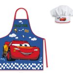 Παιδική ποδιά Disney Cars Race Time σετ 2 τεμαχίων