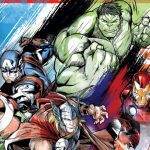 Πετσέτα μπάνιου Avengers Drew, πετσέτα θαλάσσης 70x140εκ.