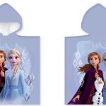 Πόντσο πετσέτας θαλάσσης Disney Frozen 50x100 εκ.