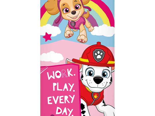 Πετσέτα μπάνιου Paw Patrol Work and Play, πετσέτα θαλάσσης 70x140cm