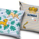 Κάλυμμα μαξιλαριού Disney The Lion King 40x40 cm Βελούδο