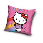 Μαξιλαροθήκη Hello Kitty Rainbow Velvet 40x40 εκ.