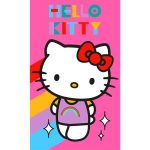 Πετσέτα χεριών/προσώπου, Hello Kitty Rainbow 30x50 εκ.