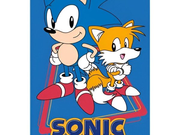 Πετσέτα χεριών και προσώπου Sonic the Hedgehog Tails, πετσέτα 30x50εκ.